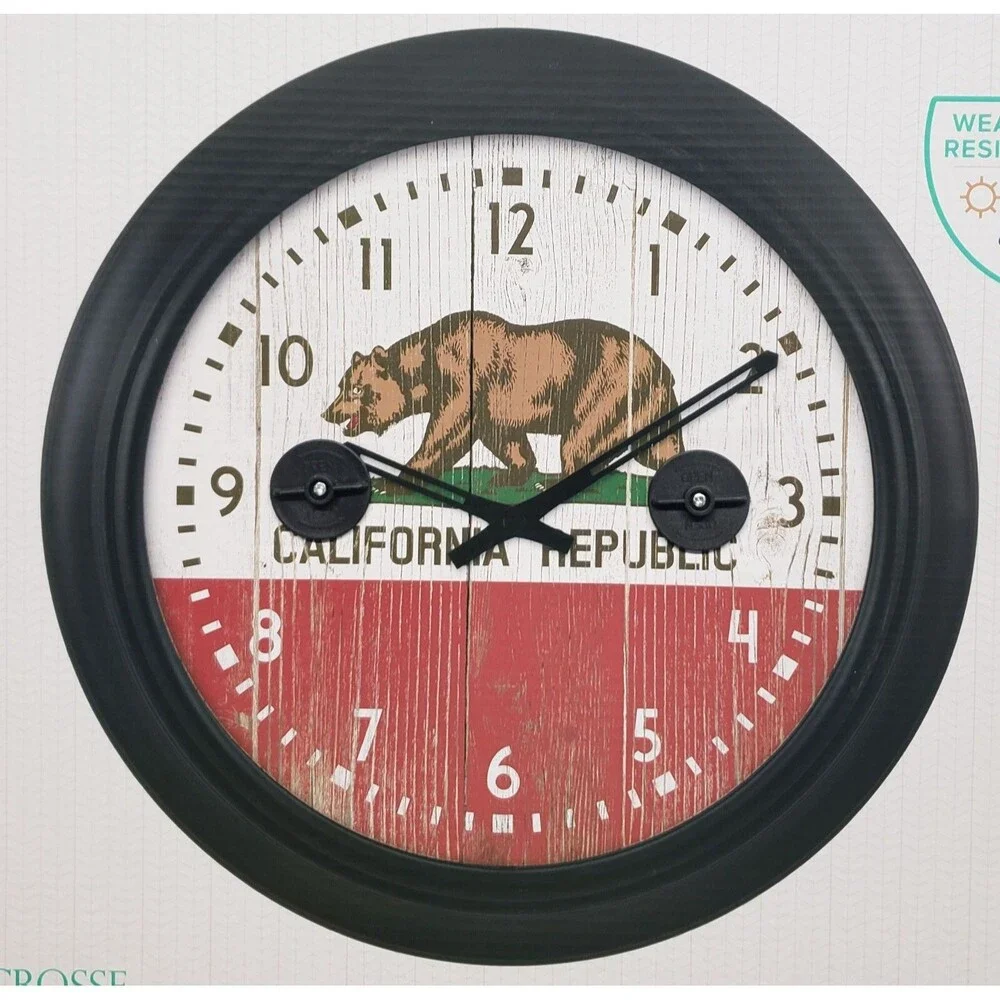 X-Large Plastic Outdoor Wall Clock, app.16